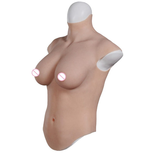 7th Half Bodysuit Realistic Silicone Breast - SANBULE