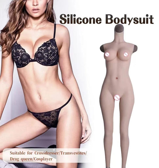 4th Crossdresser Silicone Bodysuit Breast Forms Bust - SANBULE