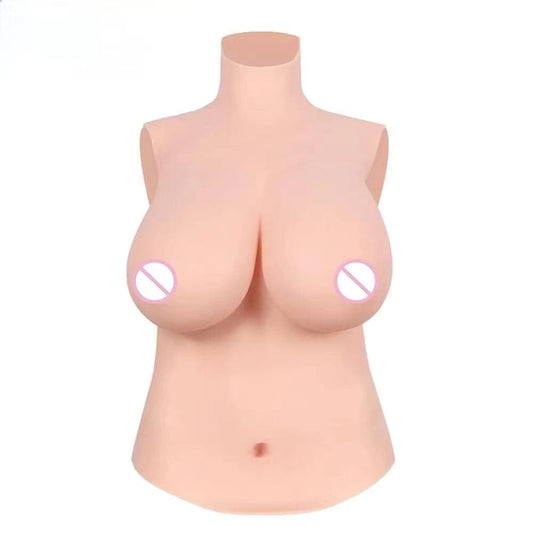 4th Half Bodysuit Realistic Silicone Breast - SANBULE