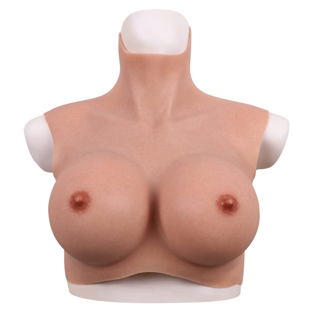 Fourth-generation M size silicone high-neck false chest - SANBULE