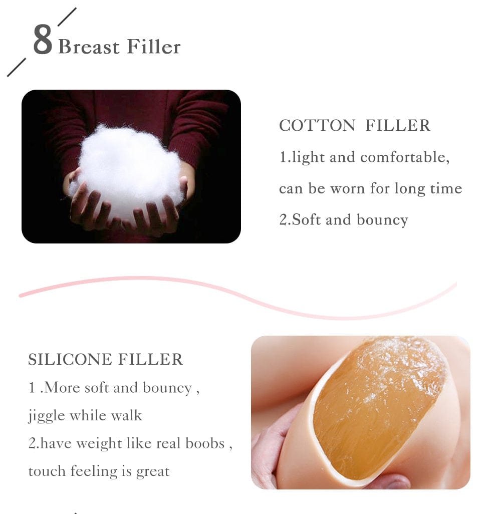 7th Half Bodysuit Realistic Silicone Breast - SANBULE