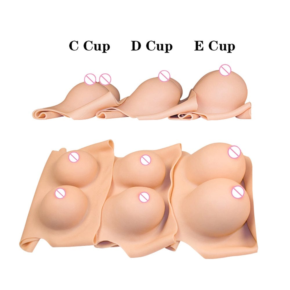 7th Half Bodysuit Realistic Silicone Breast - SANBULE