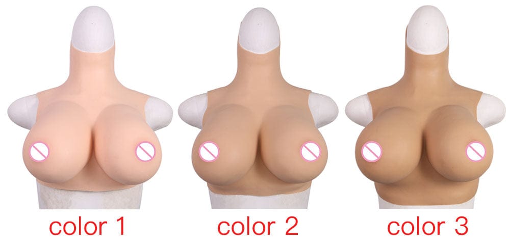 4th Weight-loss Silicone Prosthetic Breast For Drag Queen Crossdresser Male To Female cosplay~Multiple Choices~Lightweight - SANBULE