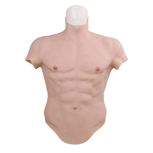 9th No Oil Upgraded Silicone Muscle Suit Breastplate - SANBULE