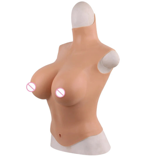 4th Half Bodysuit Realistic Silicone Breast - SANBULE