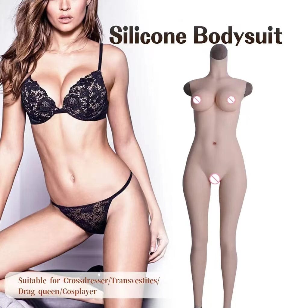 4th Crossdresser Silicone Bodysuit Breast Forms Bust - SANBULE